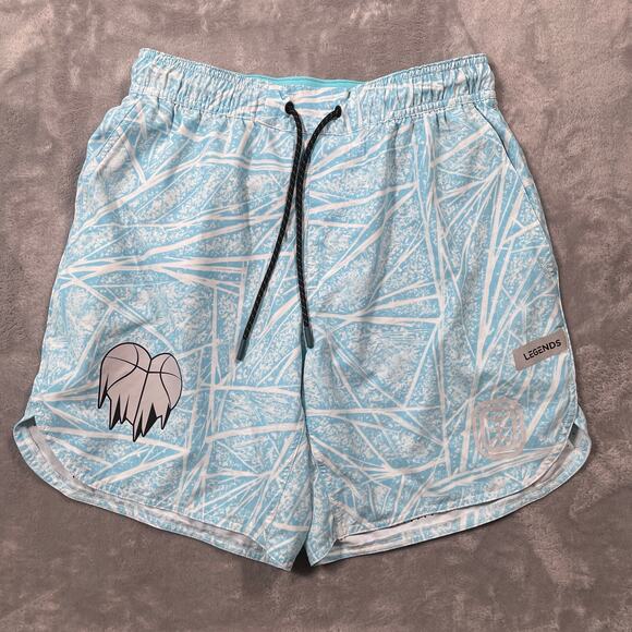Legends Luka Shorts Mens Small Blue Unlined Activewear Basketball OTE Overtime - Picture 1 of 11